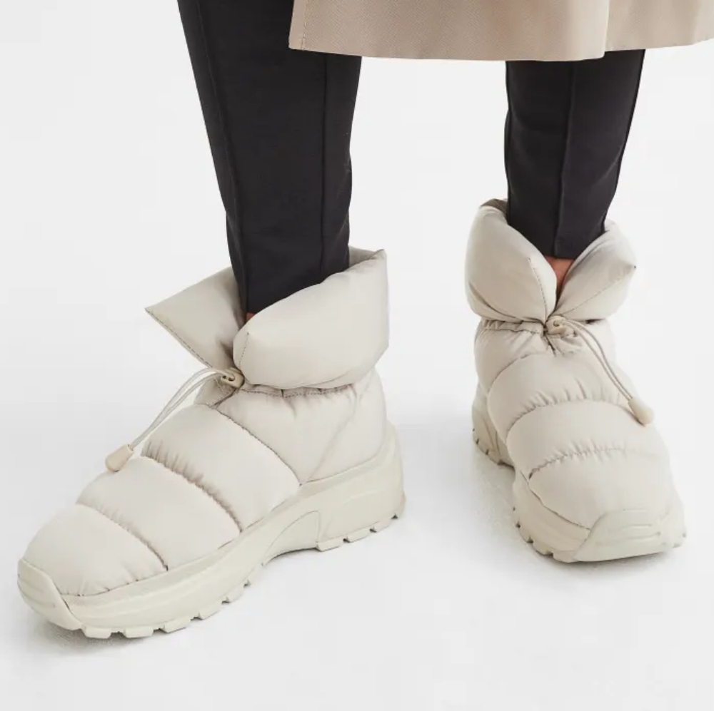 H&M Padded Sneaker-style Boots (Puff Boots)
